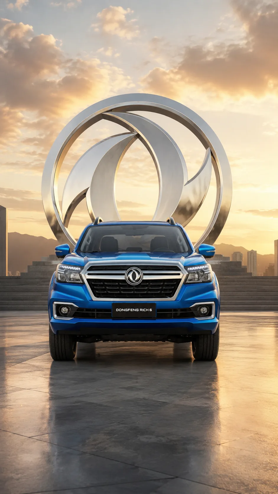 Пикапът Dongfeng Rich 6 с двойна кабина