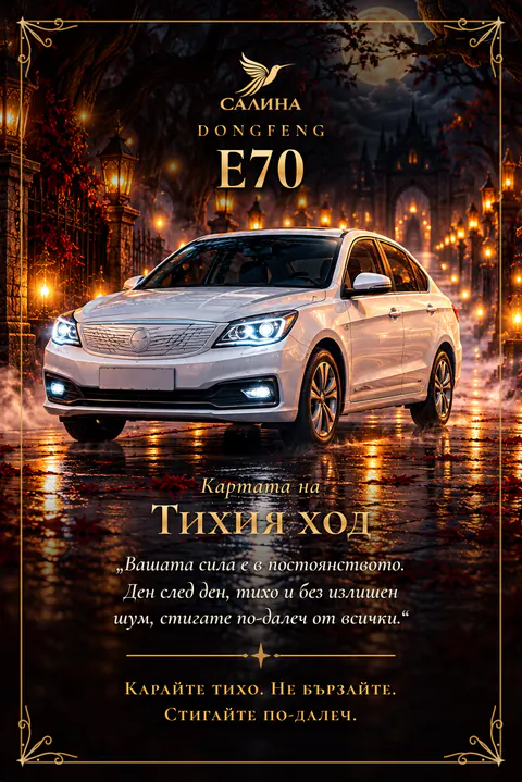 Таро картата на Dongfeng E70